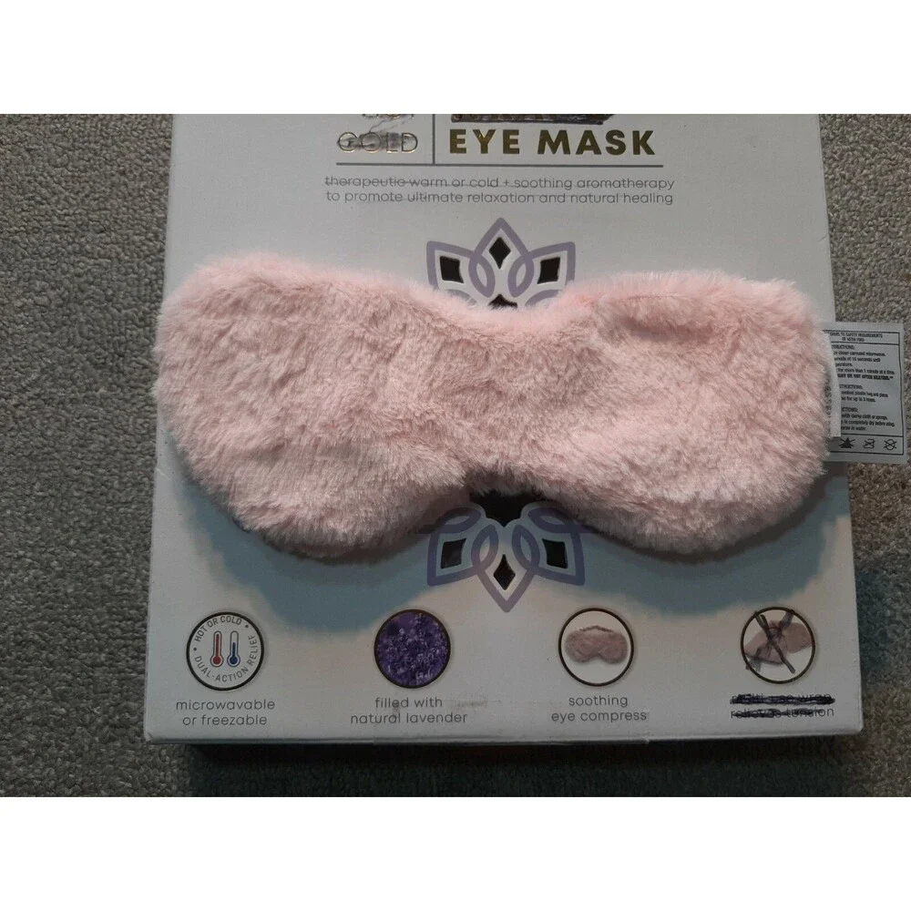 Aromatherapy Hot Cold Eye Mask Bath and Body Collection Geldessence Lavender